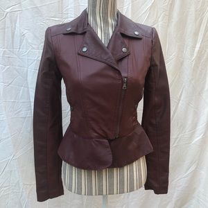 Faux Leather Jacket